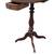 Vintage oval accent table with drawers 2 thumbnail