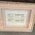 (1) Nicely Framed and Matted Parchment Art Work In Pastel Colors 1 thumbnail