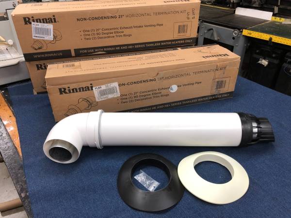 RINAI HOT WATER  INSTALLATION  VENT PIPE 1