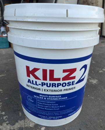 KILZ 2 ALL-PURPOSE Interior/Exterior Multi-Surface Primer - 5 Gallons 1