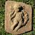 Vintage Concrete angel plaque 1 thumbnail