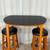 SPACE SAVER Drop Leaf Pub Table With 2 Stools 6 thumbnail