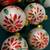Vintage Glass Holly Ornaments Balls LOT of #16 3 thumbnail