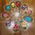 Divers Decorative objects, Colored balls or shoes flower holder 1 thumbnail