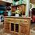 Reclaimed Wood Buffet sideboard 4 doors 2 drawers 5 thumbnail