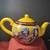Rare Set: Catzilla 3-Piece Set Ceramic Tea Pot, Creamer, Sugar-(Hend.) 2 thumbnail