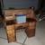 Roll top desk,  Walnut, good condition. Driveway  pick up 1 thumbnail