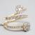 18K Yellow Gold 3-Strand Diamond Bypass Ring (Size 6 1/2) 3 thumbnail