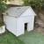 Extra Large White Dog House 5’ h x 6’ L 4 thumbnail