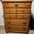 High chest of drawers / dresser- oak 2 thumbnail