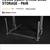 Rogue Squat Rack Bumper Plates Storage Pins Pegs 3 thumbnail