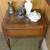 Leather-topped End Table 2 thumbnail