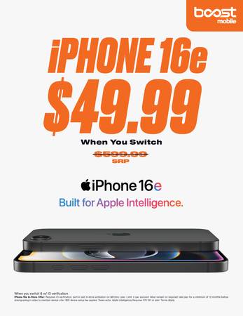 Run get your NEW iPhone 16e 1