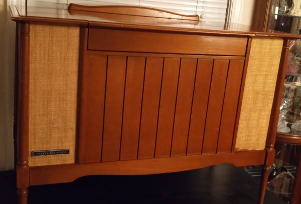 Record Player Cabinet From the 1960s 1