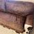 Genuine Buffalo Leather Hide & Cow Hide Wrapped 8 ft Couch Armchair 18 thumbnail
