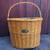 Large "Beach & Dog Monterey" Front Mount Bike Basket (Wicker Basket) 2 thumbnail