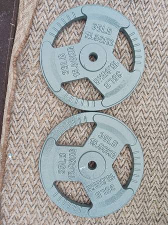 Barbell's WEIGHTS 35 Lbs Plates 1