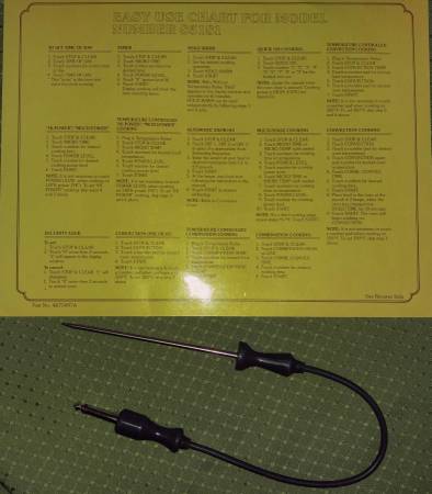 🍗 Kenmore MICROWAVE TEMP/MEAT PROBE 1
