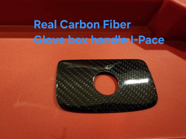 Jaguar I Pace real Carbon glove box cover 1