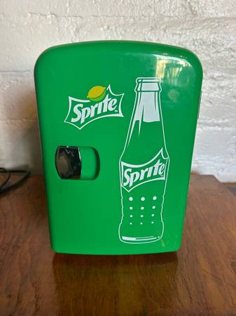 Sprite, mini fridge 1