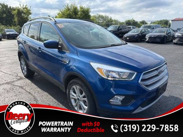 Certified 2018 Ford Escape SE Lightning Blue Metallic 1