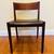 Mid Century 1Cado PIA Danish Modern Dining Chairs in Black Vinyl, 1960 4 thumbnail