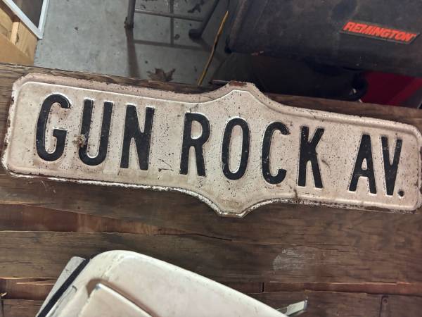 Vintage street sign / man cave item 1