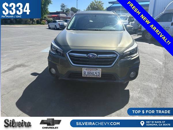 $334/mes - 2019 Subaru Outback 25i Touring AWD - $21,988 (687 W Napa, St Sonoma CA 95476-6410)63613170544641120