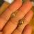 Brand New 18K Yellow Gold Hoop Earrings with the Ladybug (from Italy) 6 thumbnail