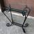 Glass Top Black Metal Base Accent Table 3 thumbnail