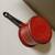 Red and black enamel pouring  pot 5 thumbnail