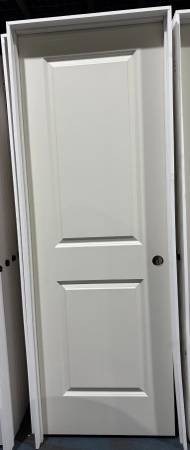 New 28" 2 Panel LH Inswing Prehung Interior Door 1