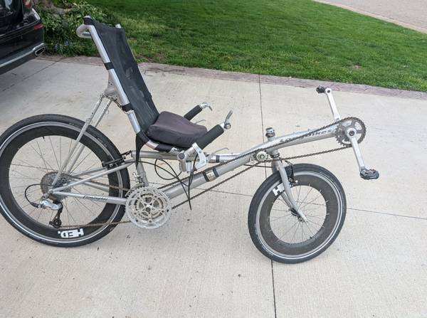 Longbikes Eliminator Recumbent Bicycle with under seat steering. 1