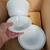 Set of 19 pieces Corelle ware - plain white and flowered rim 2 thumbnail