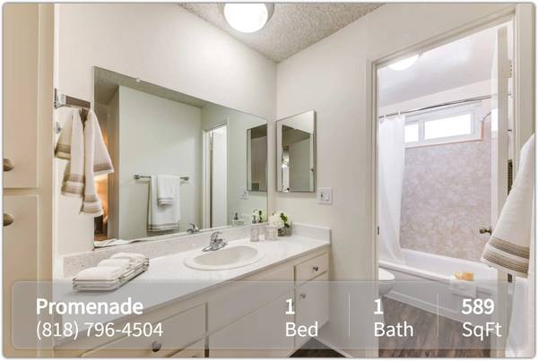 Location is key! Stellar 1 bed, 1 bath in Van Nuys's core. 1