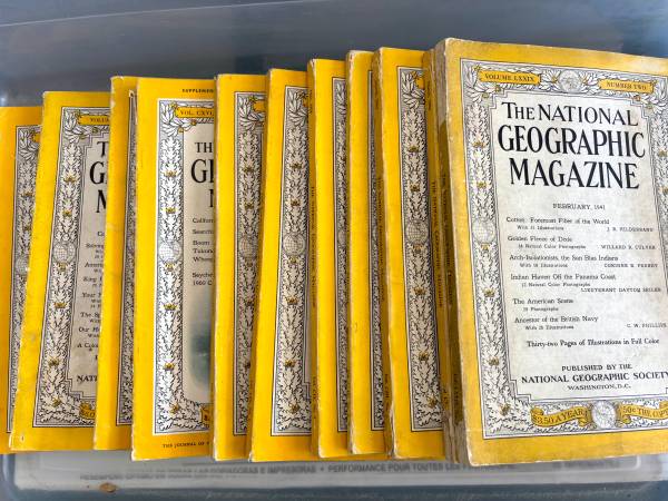 1941/1950’s NATIONAL GEOGRAPHIC LOT 1