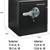 SentrySafe Fireproof - Waterproof Home Safe w Biometric Fingerprint 2 thumbnail