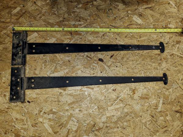 36 Inch Heavy Duty Bean Style Strap Hinges 1