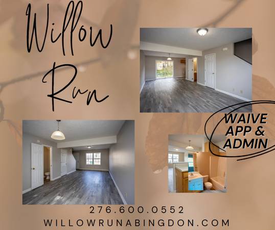 Several Unit Types Available Now Thru November 1