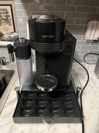 Nespresso machine with milk steamer 1
