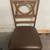 Heavy Brown Leather Wooden Dining Living Room Kitchen Solid Wood Chair 2 thumbnail