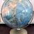 Rare EXCLUSIVE Rand McNally Raised Landscape Swivel Axis World Globe 24 thumbnail