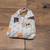 Chinese lucky cat folding tote bag, 14"x14"x4" 2 thumbnail