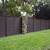 Louvered Metal Fence Panels (6ftH x 6ftW) Black, Basalt Grey or Brown 20 thumbnail