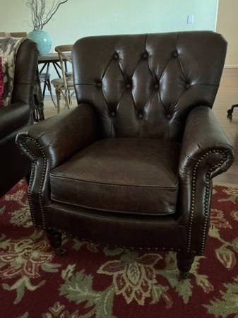Leather Armchair (2 available) 1