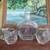 Vintage Italian Crystal Luigi Bormioli Decanter & Glass Set for Alcoho 1 thumbnail