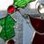 Handmade Large Stained Glass Christmas Holly Wreath Angel 7 thumbnail