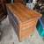 Oak solid wood with veneer 3 drawer dresser 2 thumbnail