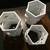 Primed Hexagon Honeycomb Wall Shelves 10 thumbnail