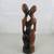 African Tribal Art Man & Woman Kissing Wood Sculpture-14 1/4" Tall 1 thumbnail